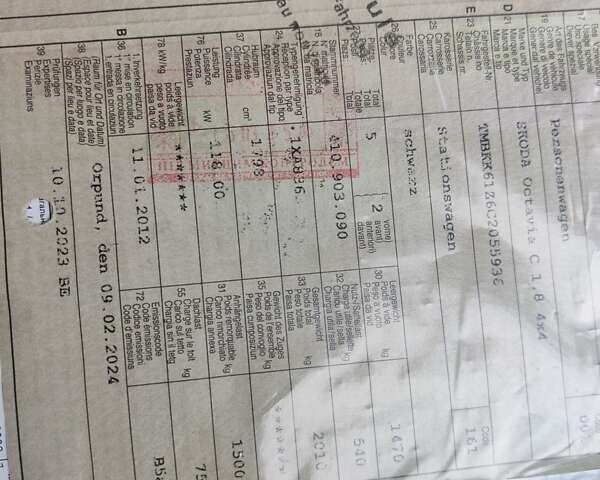 Черный Шкода Октавия, объемом двигателя 1.8 л и пробегом 159 тыс. км за 9200 $, фото 90 на Automoto.ua