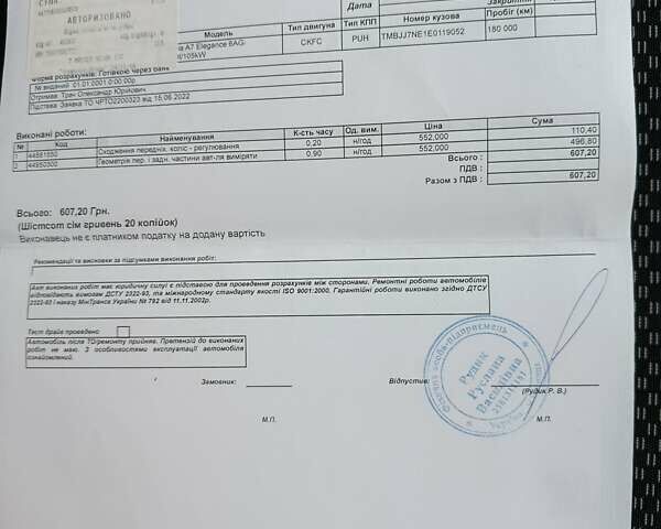 Чорний Шкода Октавія, об'ємом двигуна 1.97 л та пробігом 268 тис. км за 11800 $, фото 21 на Automoto.ua