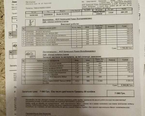 Чорний Шкода Октавія, об'ємом двигуна 1.6 л та пробігом 305 тис. км за 10300 $, фото 23 на Automoto.ua