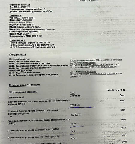 Черный Шкода Октавия, объемом двигателя 1.97 л и пробегом 333 тыс. км за 10999 $, фото 18 на Automoto.ua