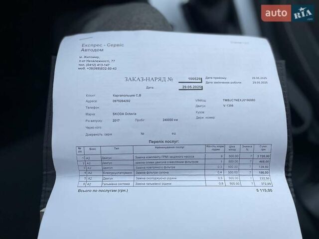 Черный Шкода Октавия, объемом двигателя 1.4 л и пробегом 241 тыс. км за 12900 $, фото 108 на Automoto.ua