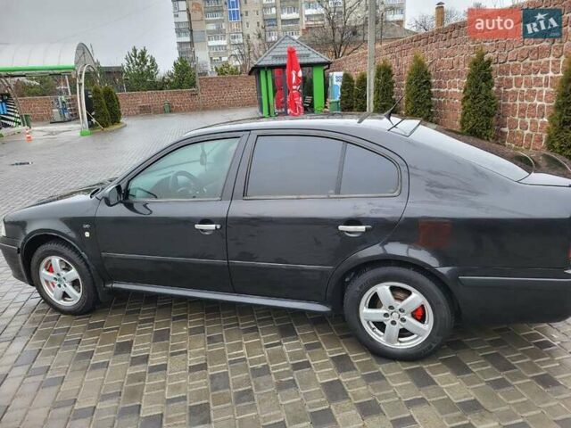 Черный Шкода Октавия, объемом двигателя 1.8 л и пробегом 340 тыс. км за 5300 $, фото 1 на Automoto.ua