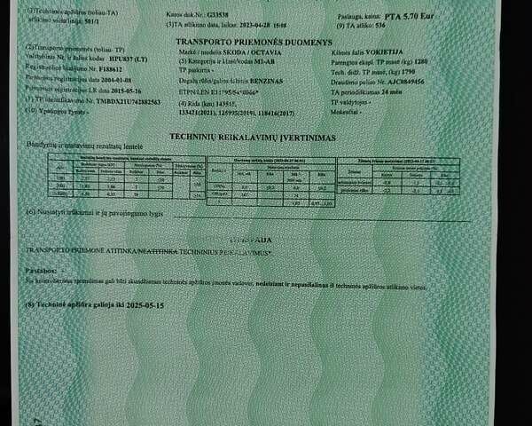 Черный Шкода Октавия, объемом двигателя 1.6 л и пробегом 152 тыс. км за 5850 $, фото 51 на Automoto.ua