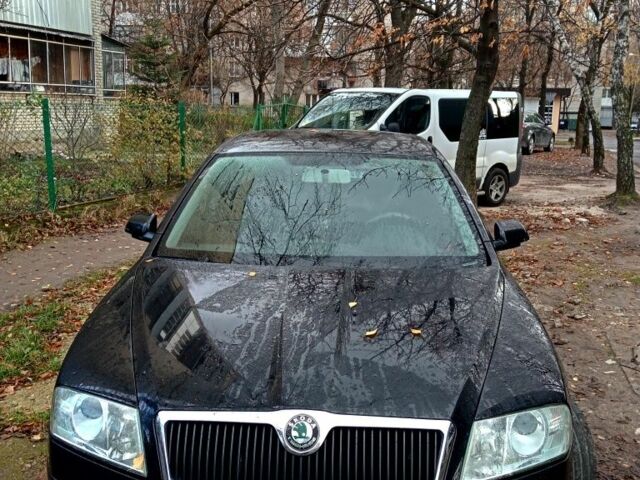 Черный Шкода Октавия, объемом двигателя 1.6 л и пробегом 215 тыс. км за 5500 $, фото 11 на Automoto.ua