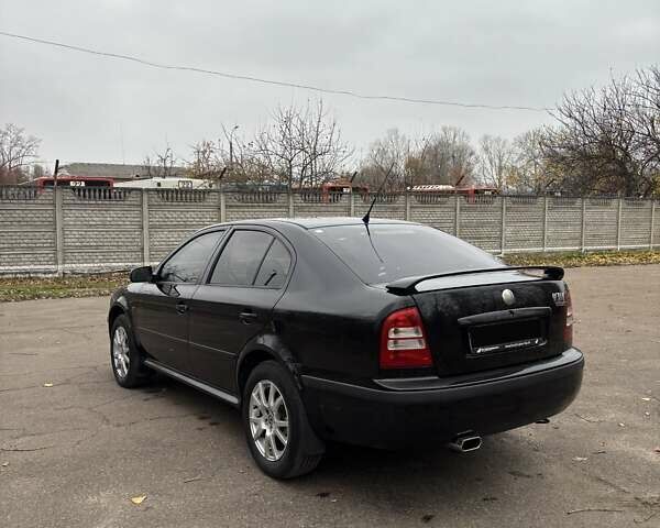 Черный Шкода Октавия, объемом двигателя 1.8 л и пробегом 297 тыс. км за 6500 $, фото 4 на Automoto.ua