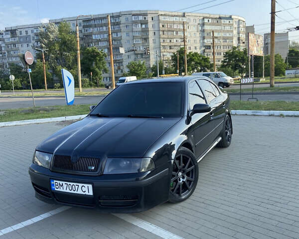 Черный Шкода Октавия, объемом двигателя 1.8 л и пробегом 273 тыс. км за 8800 $, фото 1 на Automoto.ua