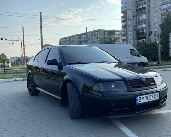 Черный Шкода Октавия, объемом двигателя 1.8 л и пробегом 273 тыс. км за 8800 $, фото 2 на Automoto.ua