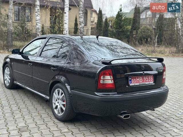 Черный Шкода Октавия, объемом двигателя 1.8 л и пробегом 164 тыс. км за 7500 $, фото 4 на Automoto.ua
