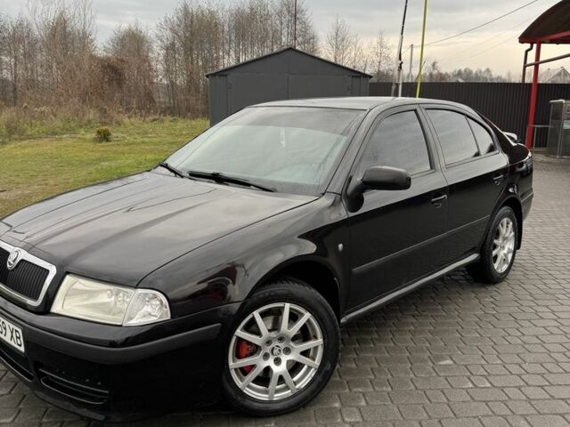 Черный Шкода Октавия, объемом двигателя 1.8 л и пробегом 355 тыс. км за 4700 $, фото 3 на Automoto.ua