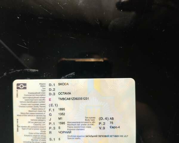 Чорний Шкода Октавія, об'ємом двигуна 1.6 л та пробігом 101 тис. км за 8800 $, фото 1 на Automoto.ua