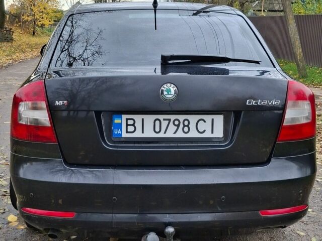 Шкода Октавия 2012 в Полтаве на Automoto.ua Черный Шкода Октавия, объемом двигателя 1.6 л и пробегом 146 тыс. км за 10000 $, фото 1 на Automoto.ua