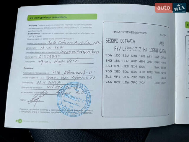Шкода Октавія 2014 у Дніпро (Дніпропетровську) на Automoto.ua Чорний Шкода Октавія, об'ємом двигуна 1.8 л та пробігом 199 тис. км за 11800 $, фото 51 на Automoto.ua