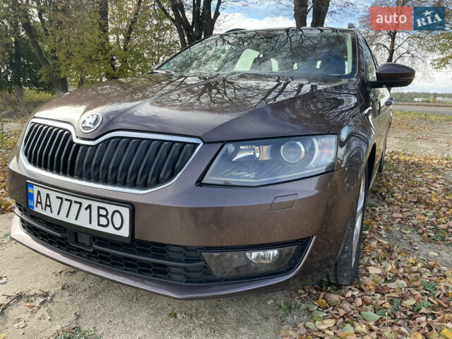 Шкода Октавия 2014 в Киеве на Automoto.ua Коричневый Шкода Октавия, объемом двигателя 2 л и пробегом 232 тыс. км за 14200 $, фото 1 на Automoto.ua