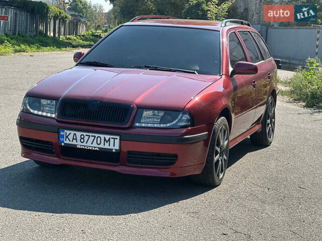 Красный Шкода Октавия, объемом двигателя 1.98 л и пробегом 211 тыс. км за 3800 $, фото 2 на Automoto.ua