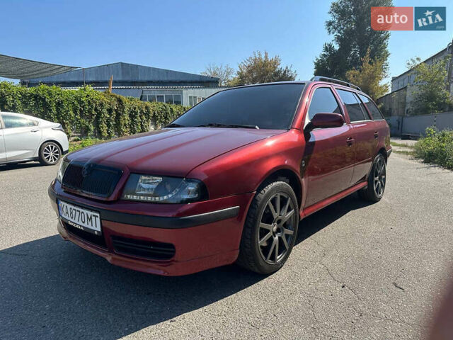 Красный Шкода Октавия, объемом двигателя 1.98 л и пробегом 211 тыс. км за 3800 $, фото 13 на Automoto.ua