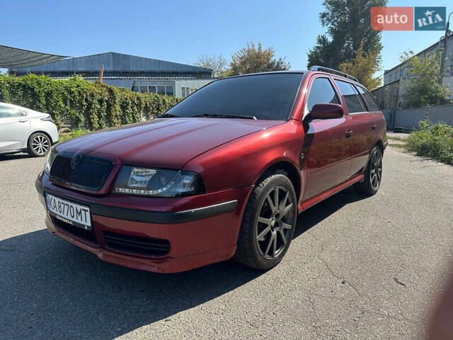 Красный Шкода Октавия, объемом двигателя 1.98 л и пробегом 211 тыс. км за 3800 $, фото 14 на Automoto.ua