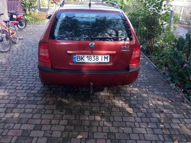 Красный Шкода Октавия, объемом двигателя 1.6 л и пробегом 196 тыс. км за 4500 $, фото 6 на Automoto.ua