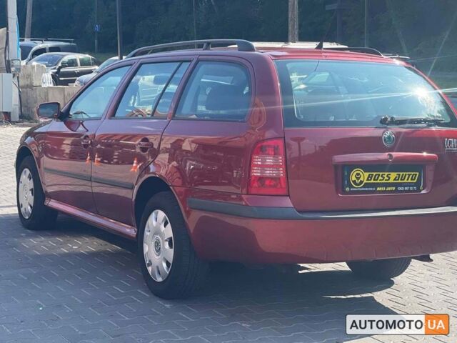 Красный Шкода Октавия, объемом двигателя 1.6 л и пробегом 160 тыс. км за 6500 $, фото 4 на Automoto.ua