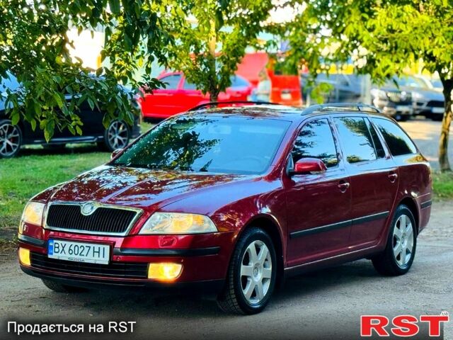Красный Шкода Октавия, объемом двигателя 1.8 л и пробегом 173 тыс. км за 5750 $, фото 1 на Automoto.ua