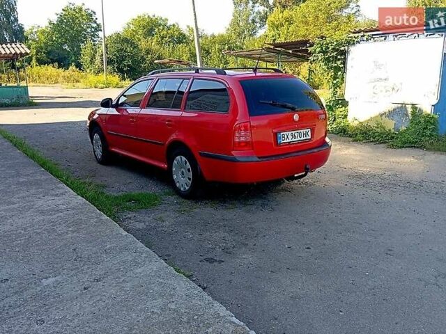 Червоний Шкода Октавія, об'ємом двигуна 1.6 л та пробігом 156 тис. км за 6300 $, фото 1 на Automoto.ua