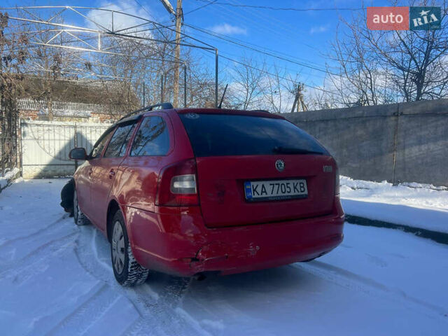 Красный Шкода Октавия, объемом двигателя 1.6 л и пробегом 247 тыс. км за 3550 $, фото 1 на Automoto.ua