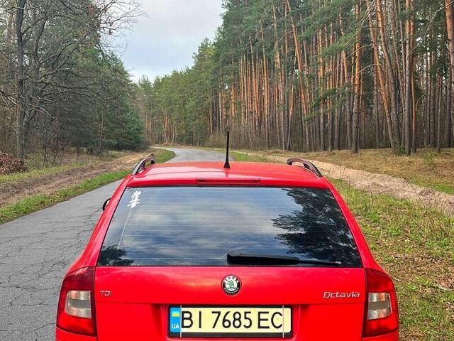 Красный Шкода Октавия, объемом двигателя 2 л и пробегом 212 тыс. км за 8950 $, фото 7 на Automoto.ua