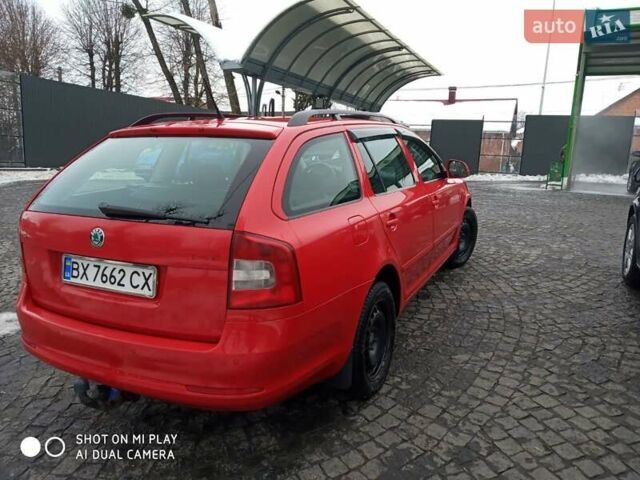 Красный Шкода Октавия, объемом двигателя 1.6 л и пробегом 222 тыс. км за 7400 $, фото 2 на Automoto.ua