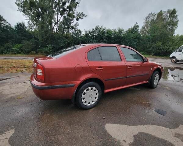 Красный Шкода Октавия, объемом двигателя 1.6 л и пробегом 99 тыс. км за 3550 $, фото 6 на Automoto.ua