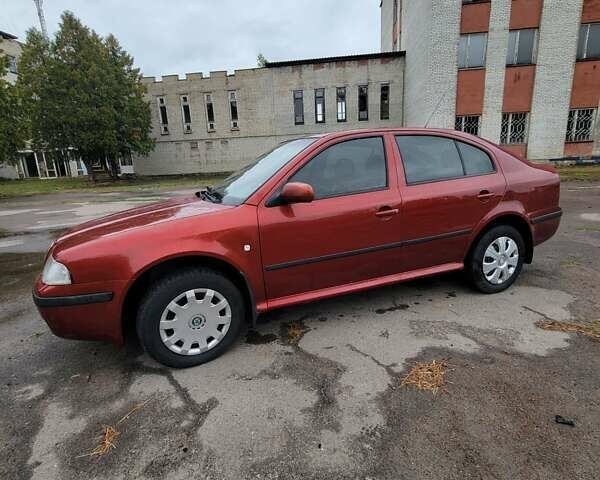 Красный Шкода Октавия, объемом двигателя 1.6 л и пробегом 99 тыс. км за 3550 $, фото 8 на Automoto.ua