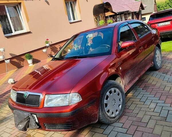 Красный Шкода Октавия, объемом двигателя 1.6 л и пробегом 162 тыс. км за 4500 $, фото 7 на Automoto.ua
