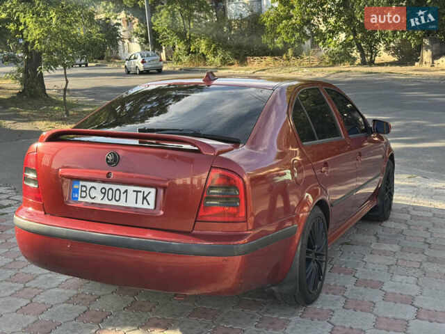 Красный Шкода Октавия, объемом двигателя 1.78 л и пробегом 258 тыс. км за 5299 $, фото 4 на Automoto.ua