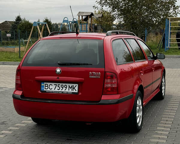 Красный Шкода Октавия, объемом двигателя 1.6 л и пробегом 229 тыс. км за 3599 $, фото 11 на Automoto.ua