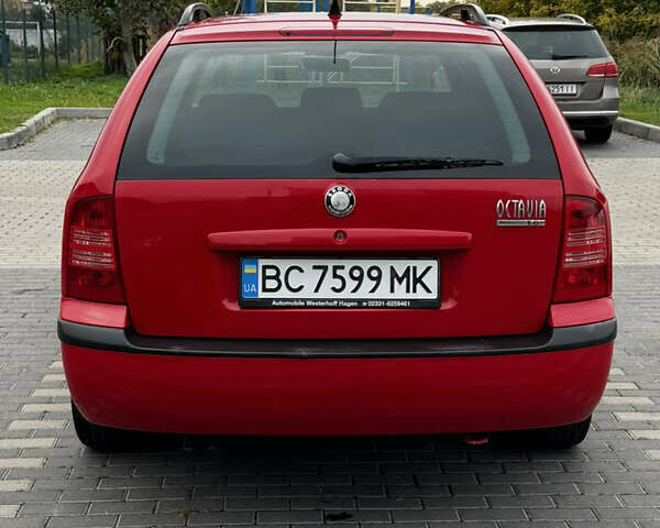 Красный Шкода Октавия, объемом двигателя 1.6 л и пробегом 229 тыс. км за 3599 $, фото 12 на Automoto.ua