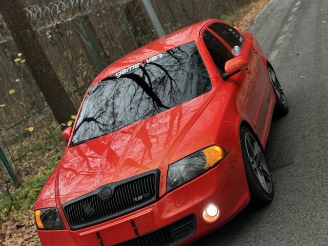 Красный Шкода Октавия, объемом двигателя 2 л и пробегом 270 тыс. км за 9700 $, фото 1 на Automoto.ua