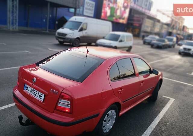 Красный Шкода Октавия, объемом двигателя 1.6 л и пробегом 214 тыс. км за 6000 $, фото 5 на Automoto.ua