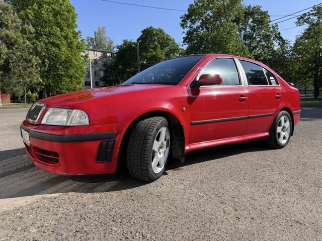 Красный Шкода Октавия, объемом двигателя 1.8 л и пробегом 159 тыс. км за 5990 $, фото 3 на Automoto.ua