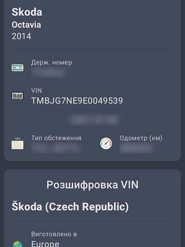 Шкода Октавія, об'ємом двигуна 1.6 л та пробігом 260 тис. км за 9600 $, фото 1 на Automoto.ua