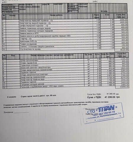 Шкода Октавия, объемом двигателя 1.4 л и пробегом 227 тыс. км за 13500 $, фото 29 на Automoto.ua