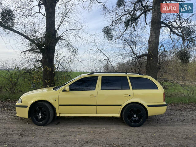 Желтый Шкода Октавия, объемом двигателя 1.78 л и пробегом 308 тыс. км за 4200 $, фото 13 на Automoto.ua
