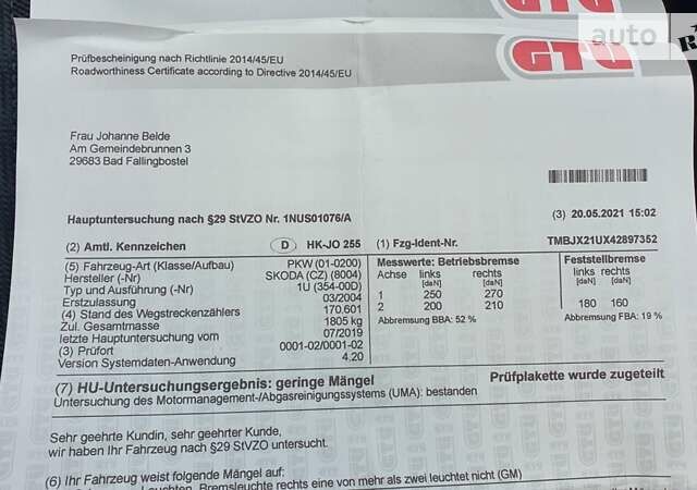 Сірий Шкода Октавія, об'ємом двигуна 1.6 л та пробігом 194 тис. км за 5500 $, фото 36 на Automoto.ua