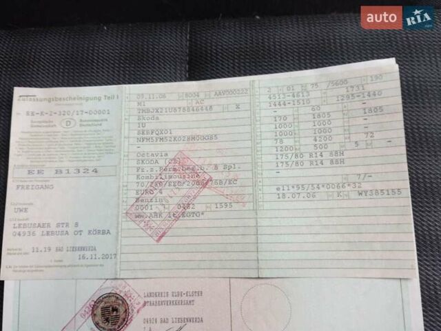 Сірий Шкода Октавія, об'ємом двигуна 1.6 л та пробігом 192 тис. км за 5600 $, фото 15 на Automoto.ua