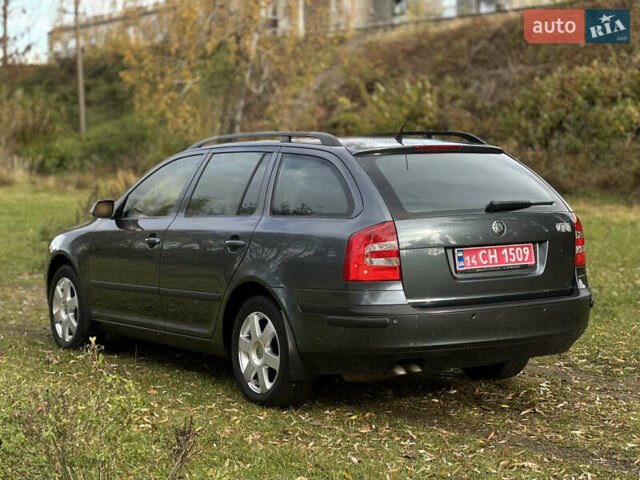 Шкода Октавия 2007 в Самборе на Automoto.ua Серый Шкода Октавия, объемом двигателя 2 л и пробегом 163 тыс. км за 8300 $, фото 8 на Automoto.ua