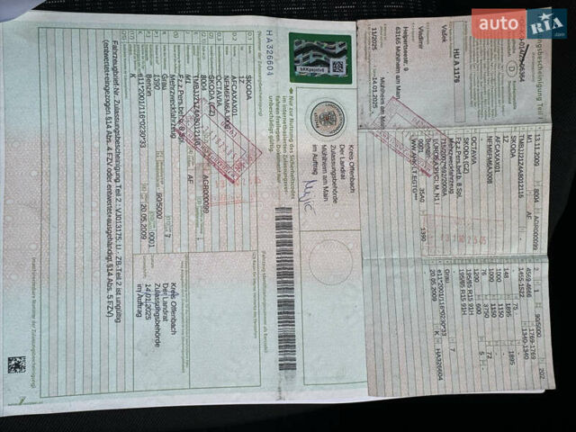 Серый Шкода Октавия, объемом двигателя 1.4 л и пробегом 227 тыс. км за 6450 $, фото 14 на Automoto.ua