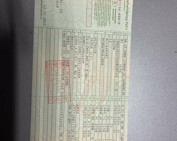 Серый Шкода Октавия, объемом двигателя 1.4 л и пробегом 283 тыс. км за 6350 $, фото 18 на Automoto.ua