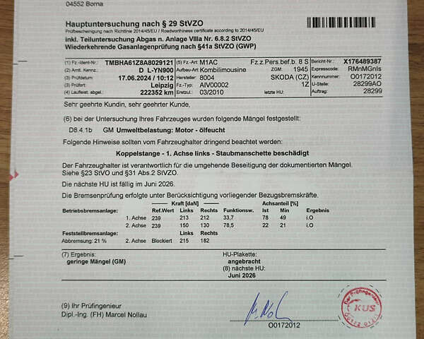 Серый Шкода Октавия, объемом двигателя 1.6 л и пробегом 229 тыс. км за 9499 $, фото 77 на Automoto.ua