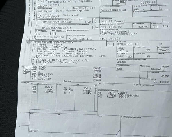 Сірий Шкода Октавія, об'ємом двигуна 1.6 л та пробігом 262 тис. км за 5999 $, фото 41 на Automoto.ua