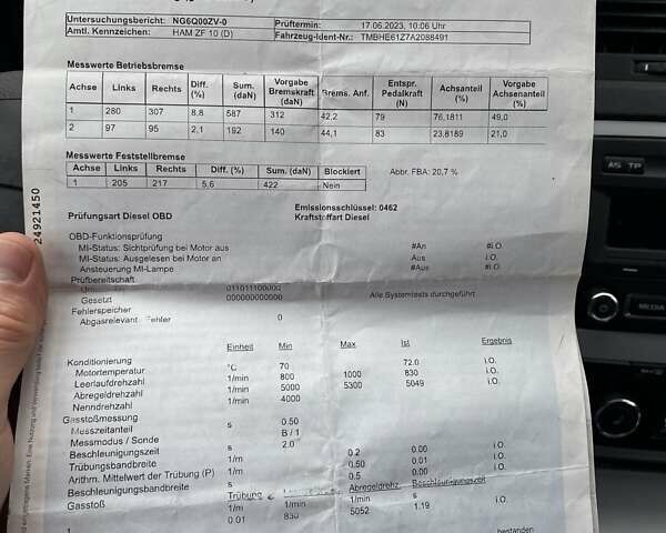 Сірий Шкода Октавія, об'ємом двигуна 1.97 л та пробігом 260 тис. км за 10700 $, фото 41 на Automoto.ua