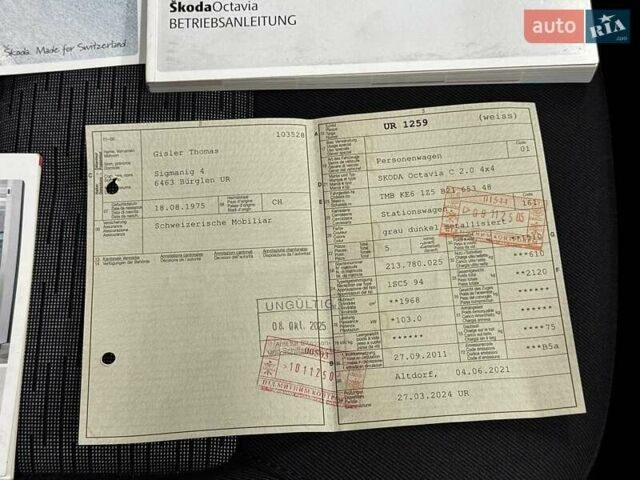 Серый Шкода Октавия, объемом двигателя 2 л и пробегом 217 тыс. км за 10750 $, фото 89 на Automoto.ua