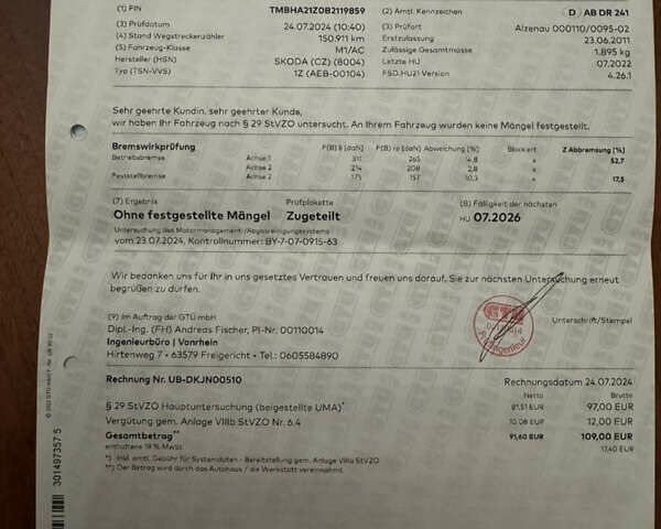 Сірий Шкода Октавія, об'ємом двигуна 1.6 л та пробігом 181 тис. км за 8799 $, фото 49 на Automoto.ua