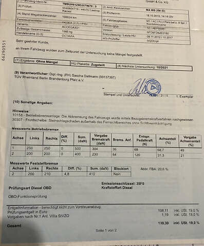 Серый Шкода Октавия, объемом двигателя 1.97 л и пробегом 282 тыс. км за 11700 $, фото 95 на Automoto.ua